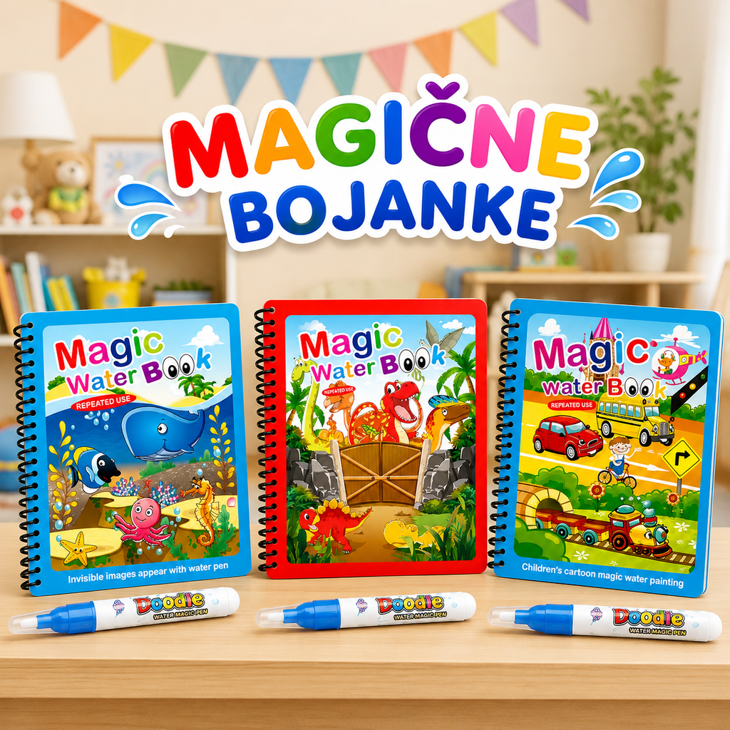 Magične bojanke, set od 3 magične bojanke