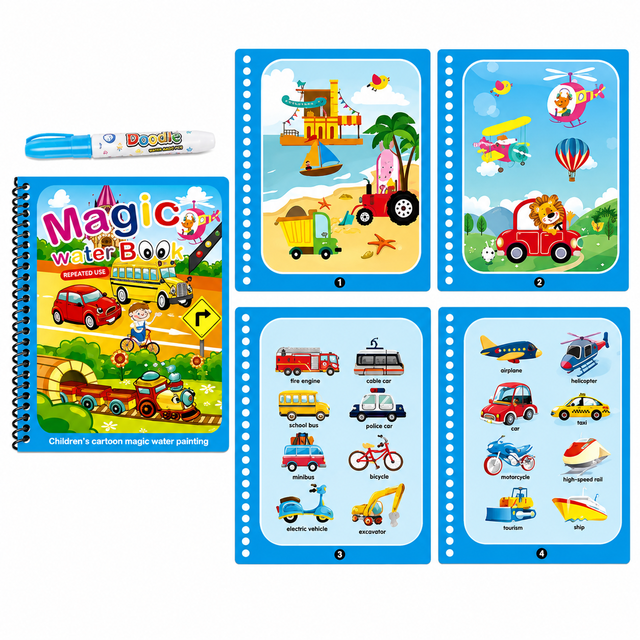 Magične bojanke, set od 3 magične bojanke