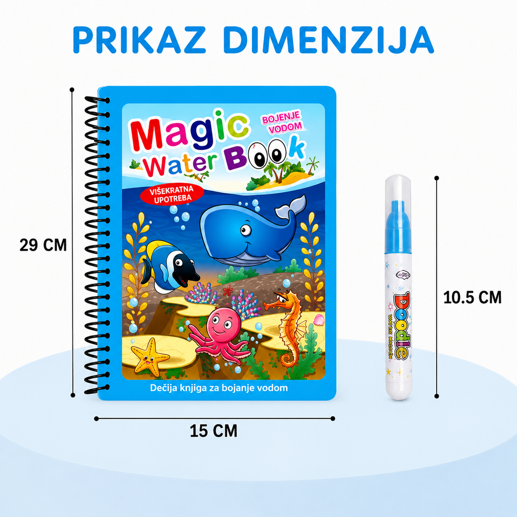 Magične bojanke, set od 3 magične bojanke