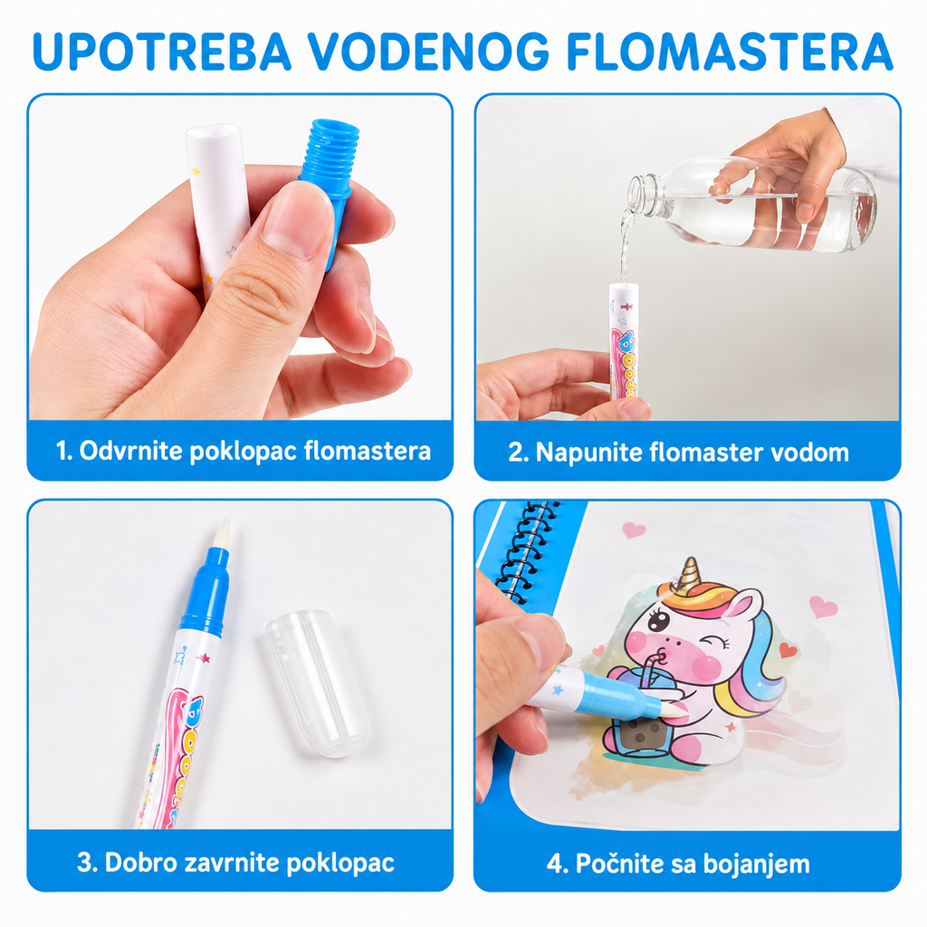 Magične bojanke, set od 3 magične bojanke