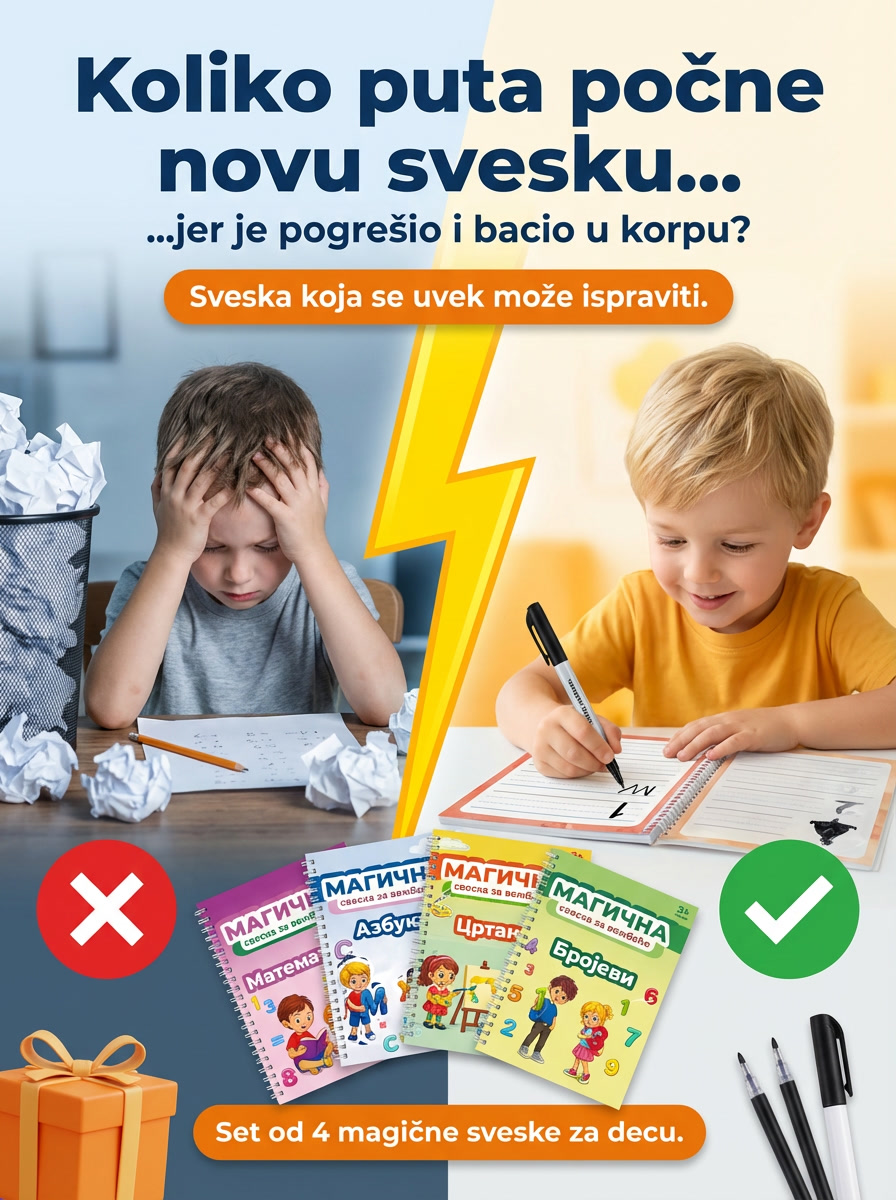 Magične vežbanke , set od 4 magične vežbanke